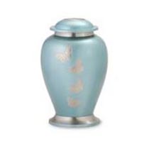Avondale Teal Butterfly Urn