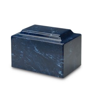 Cultured Marble Urn – Navy