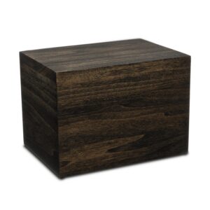 Mocha Hardwood Urn
