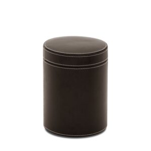 Leather Cylinder Urn