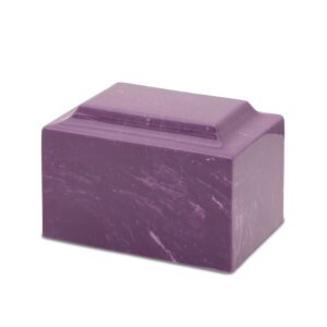 Cultured Marble Urn – Violet